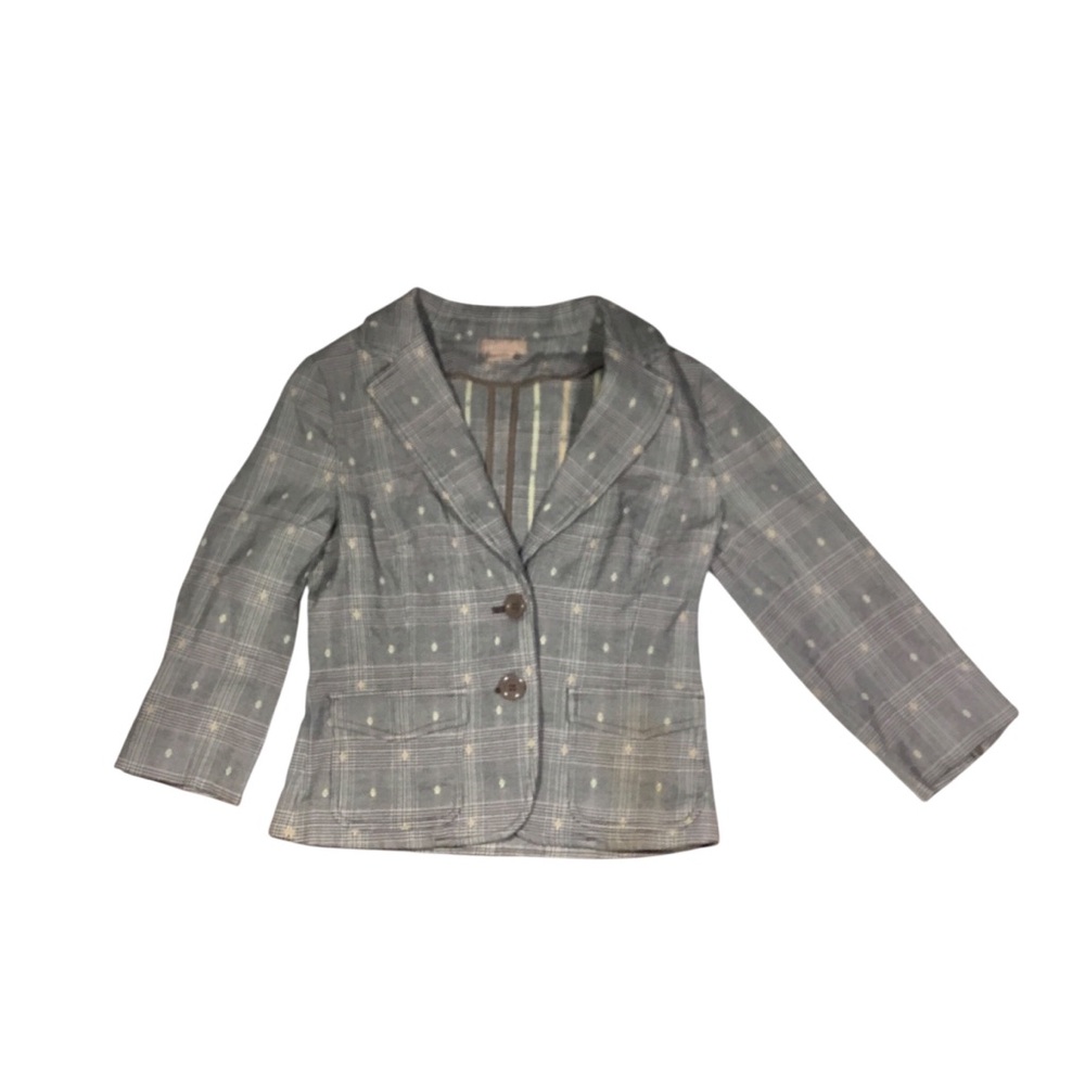 Y2K Vintage Gadzooks Plaid Jacket Blazer Academia Corpcore Preppy Y2K Small S